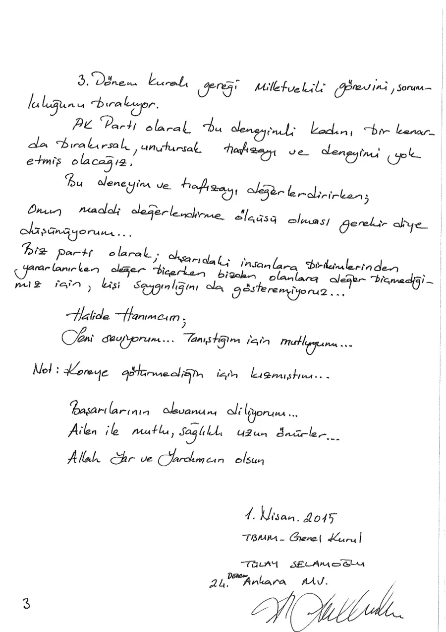 Defter sayfası 18, Tülay Selamoğlu