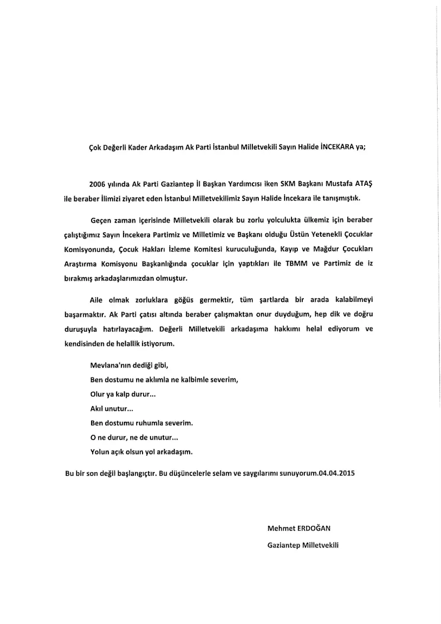 Defter sayfası 96, Mehmet Erdoğan