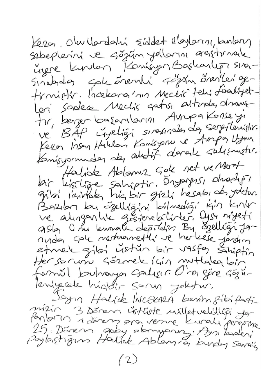 Defter sayfası 135, Prof. Dr. Burhan Kuzu