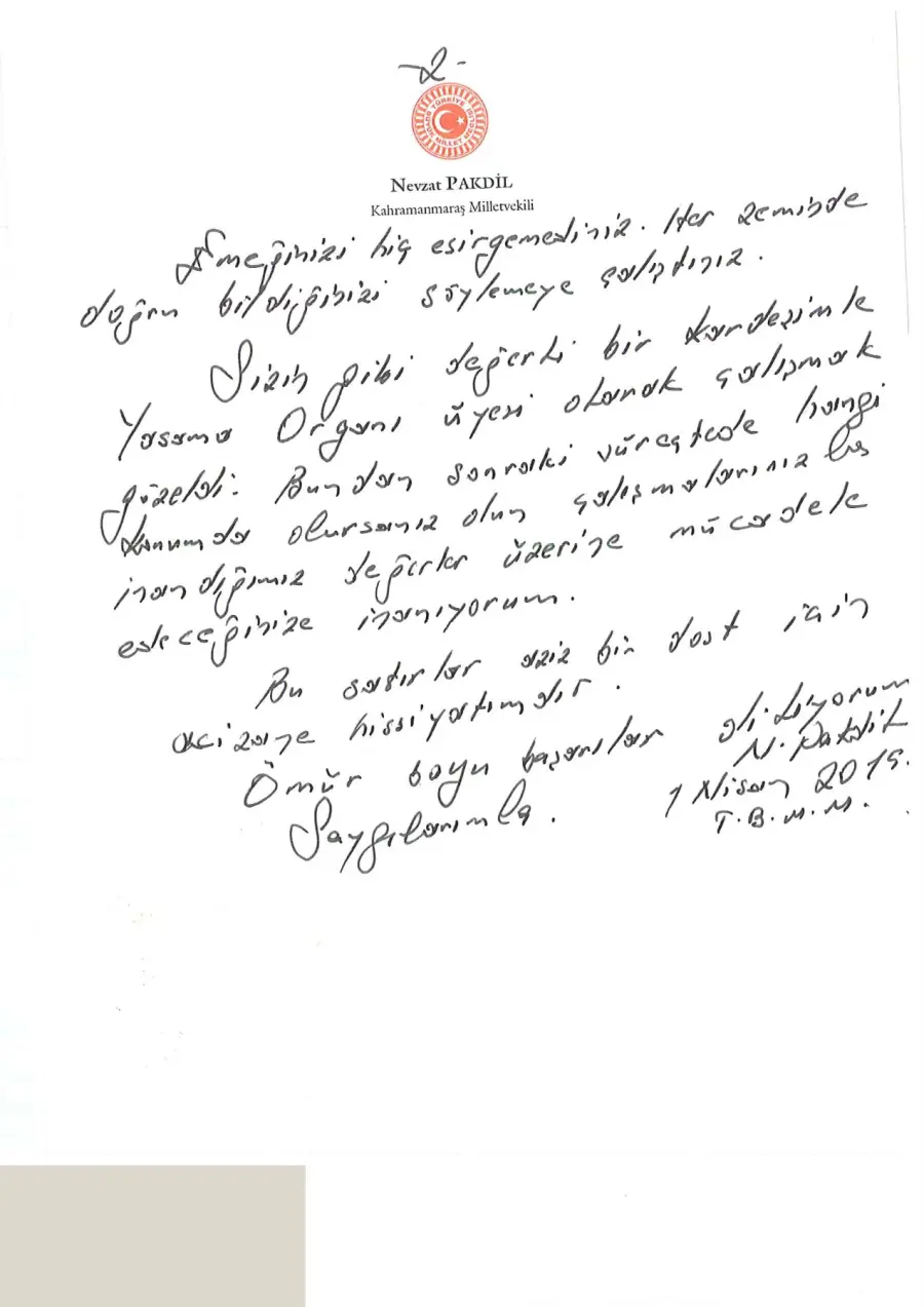 Defter sayfası 154, Nevzat Pakdil