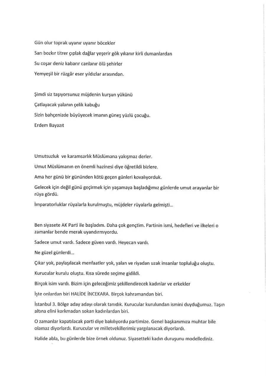 Defter sayfası 157, Şevde Bayazıt Kaçar