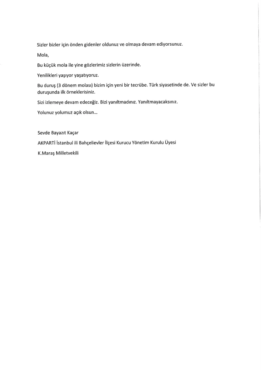 Defter sayfası 158, Şevde Bayazıt Kaçar