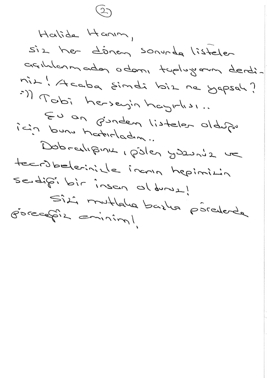 Defter sayfası 184, Ayşe Türkmenoğlu