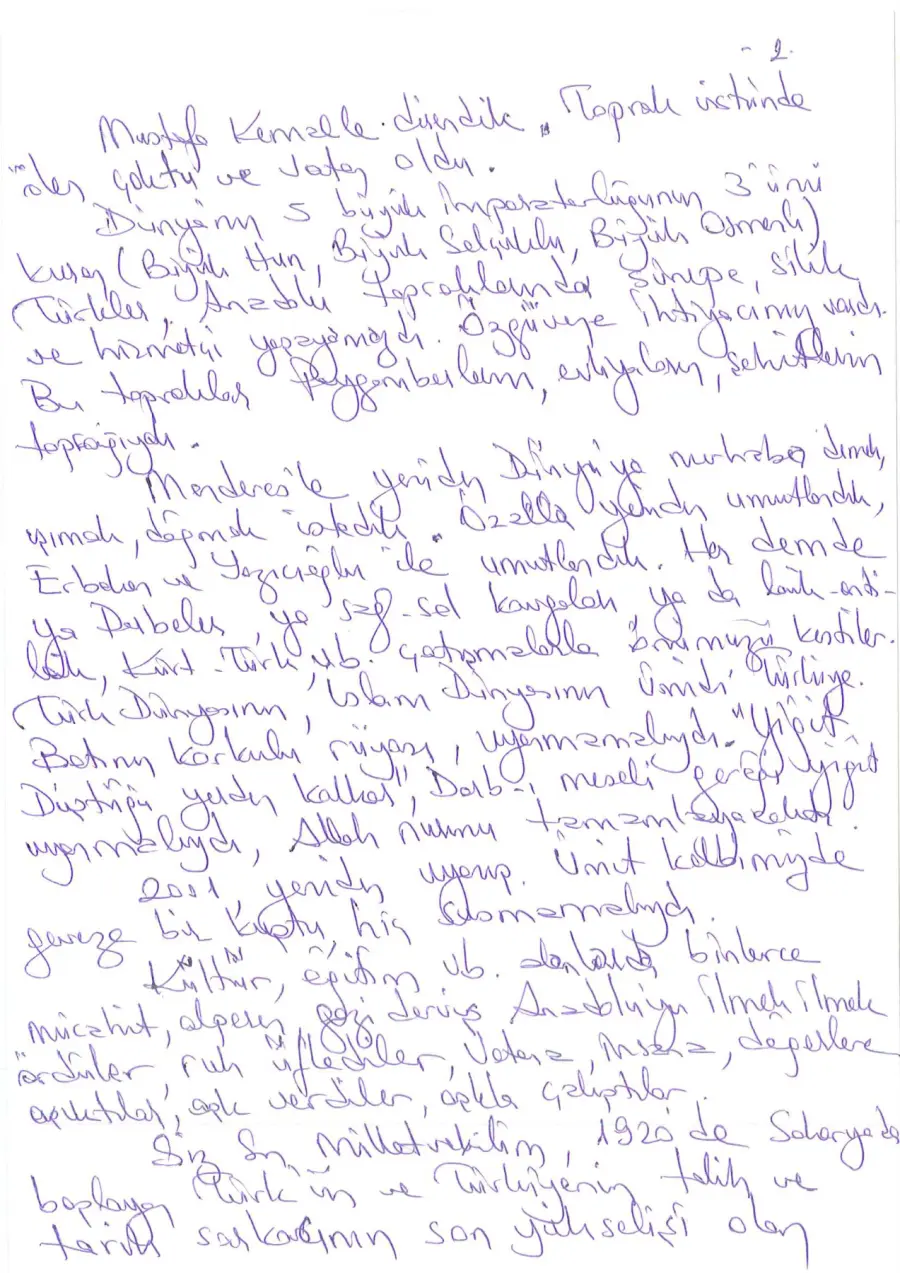 Defter sayfası 191, Doç. Dr. Selçuk Özdağ